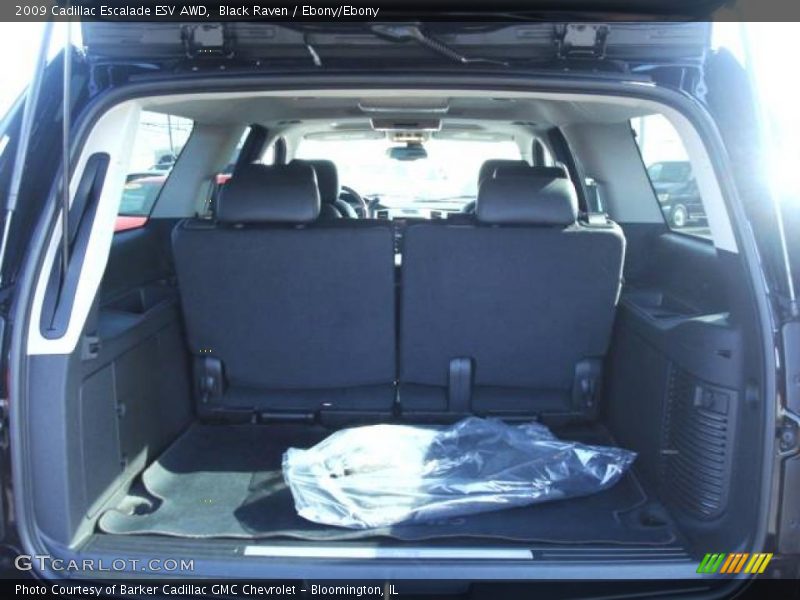 Black Raven / Ebony/Ebony 2009 Cadillac Escalade ESV AWD