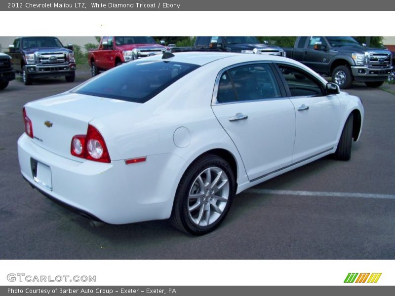 White Diamond Tricoat / Ebony 2012 Chevrolet Malibu LTZ