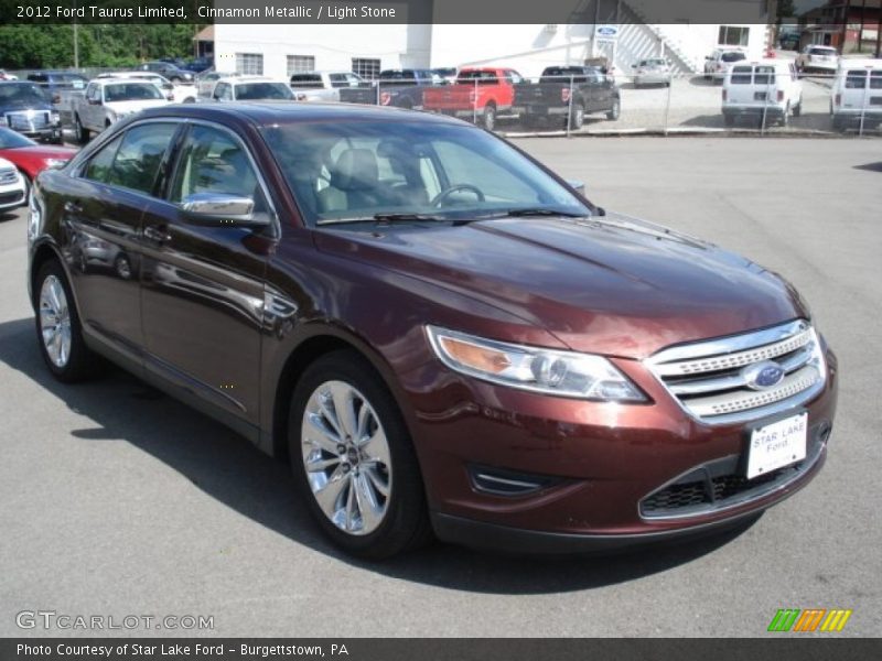 Cinnamon Metallic / Light Stone 2012 Ford Taurus Limited