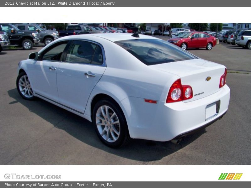 White Diamond Tricoat / Ebony 2012 Chevrolet Malibu LTZ