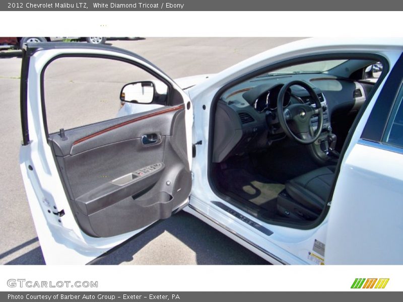 White Diamond Tricoat / Ebony 2012 Chevrolet Malibu LTZ