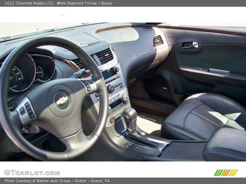 White Diamond Tricoat / Ebony 2012 Chevrolet Malibu LTZ