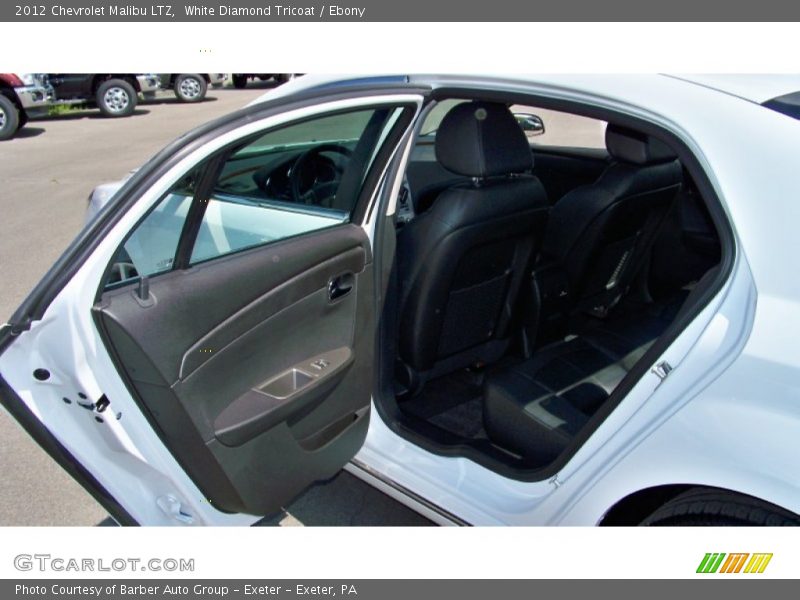 White Diamond Tricoat / Ebony 2012 Chevrolet Malibu LTZ