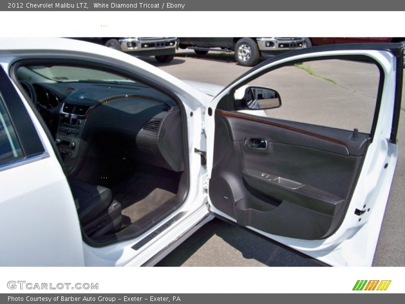 White Diamond Tricoat / Ebony 2012 Chevrolet Malibu LTZ