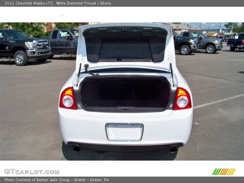 White Diamond Tricoat / Ebony 2012 Chevrolet Malibu LTZ