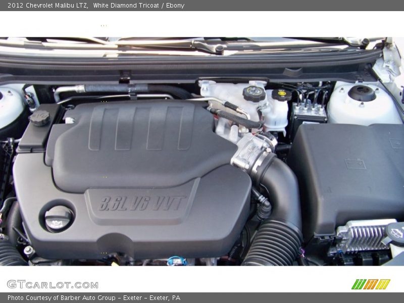 White Diamond Tricoat / Ebony 2012 Chevrolet Malibu LTZ