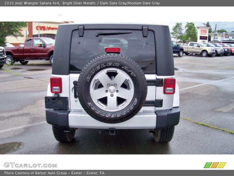 Bright Silver Metallic / Dark Slate Gray/Medium Slate Gray 2010 Jeep Wrangler Sahara 4x4