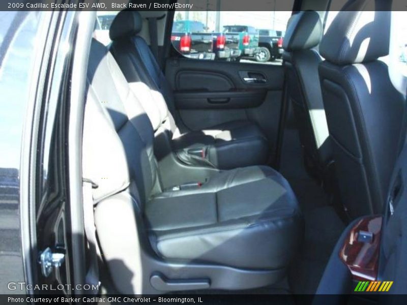 Black Raven / Ebony/Ebony 2009 Cadillac Escalade ESV AWD