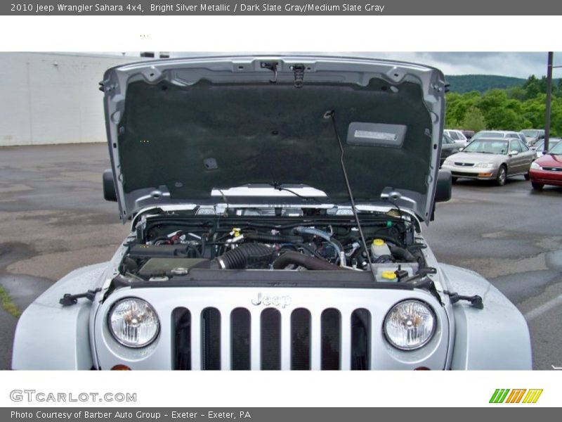 Bright Silver Metallic / Dark Slate Gray/Medium Slate Gray 2010 Jeep Wrangler Sahara 4x4