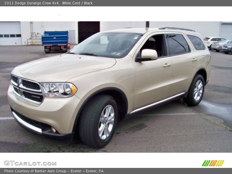 White Gold / Black 2011 Dodge Durango Crew 4x4