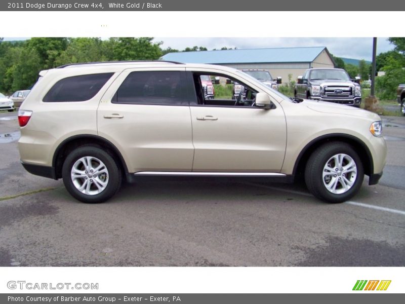 White Gold / Black 2011 Dodge Durango Crew 4x4