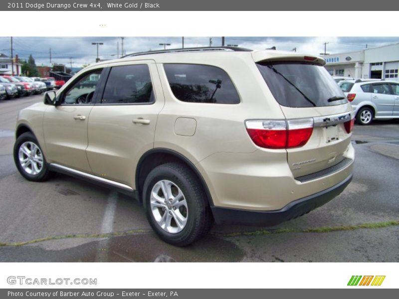 White Gold / Black 2011 Dodge Durango Crew 4x4