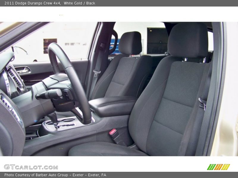 White Gold / Black 2011 Dodge Durango Crew 4x4