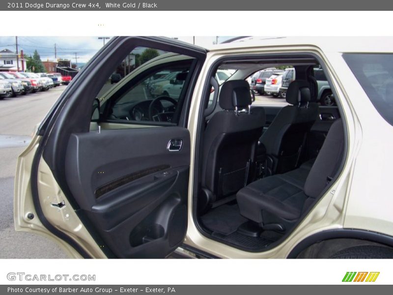 White Gold / Black 2011 Dodge Durango Crew 4x4