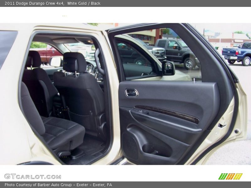 White Gold / Black 2011 Dodge Durango Crew 4x4