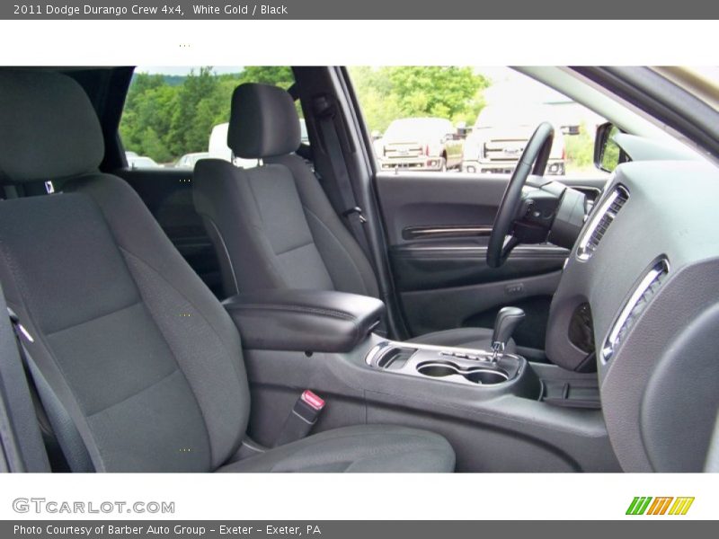 White Gold / Black 2011 Dodge Durango Crew 4x4