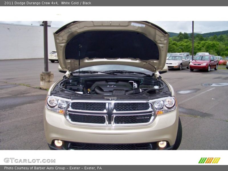 White Gold / Black 2011 Dodge Durango Crew 4x4