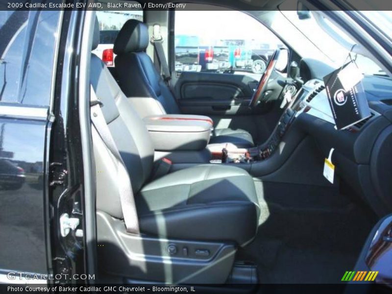 Black Raven / Ebony/Ebony 2009 Cadillac Escalade ESV AWD