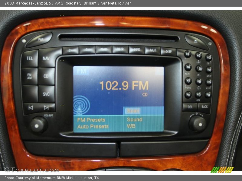Audio System of 2003 SL 55 AMG Roadster