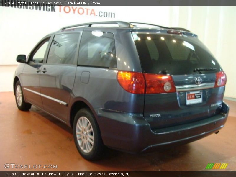 Slate Metallic / Stone 2009 Toyota Sienna Limited AWD