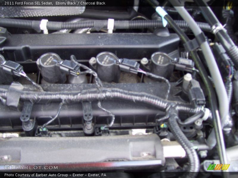 Ebony Black / Charcoal Black 2011 Ford Focus SEL Sedan