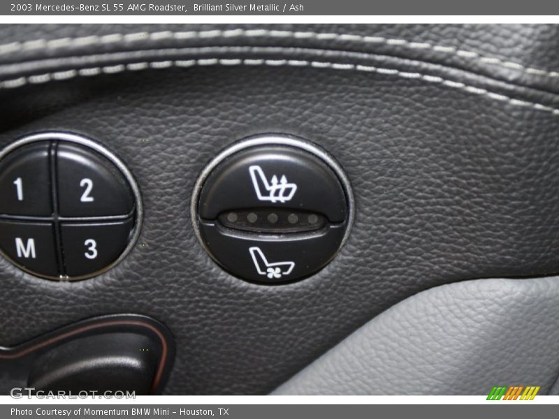 Brilliant Silver Metallic / Ash 2003 Mercedes-Benz SL 55 AMG Roadster