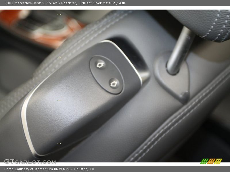 Brilliant Silver Metallic / Ash 2003 Mercedes-Benz SL 55 AMG Roadster
