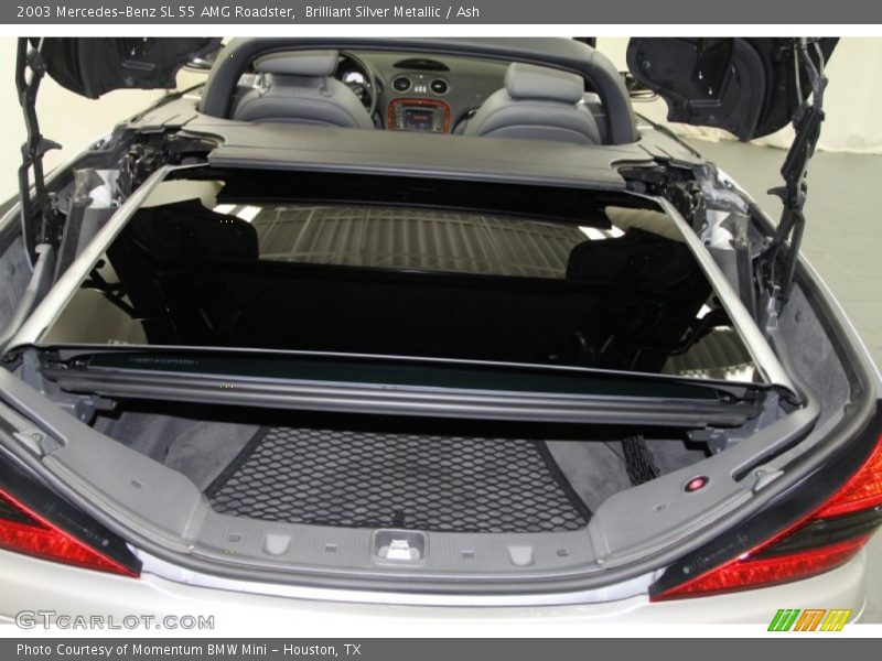 Brilliant Silver Metallic / Ash 2003 Mercedes-Benz SL 55 AMG Roadster
