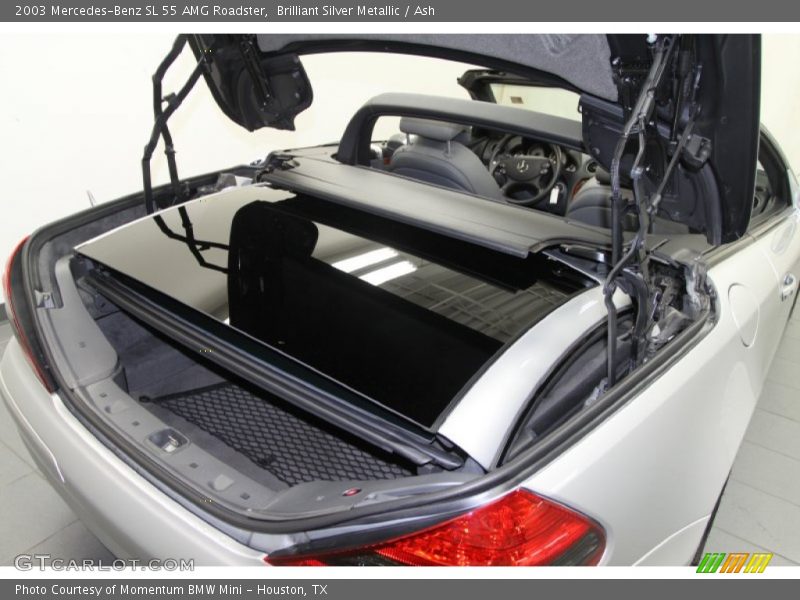 Brilliant Silver Metallic / Ash 2003 Mercedes-Benz SL 55 AMG Roadster