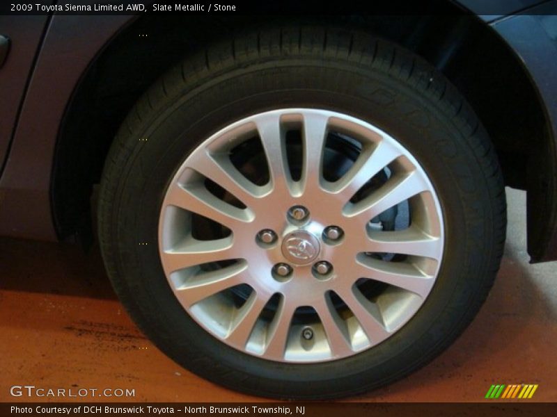 Slate Metallic / Stone 2009 Toyota Sienna Limited AWD