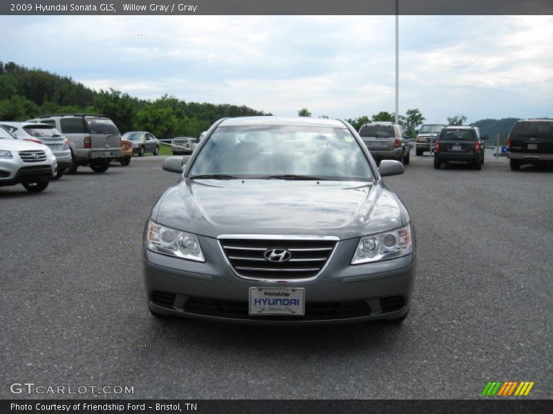Willow Gray / Gray 2009 Hyundai Sonata GLS