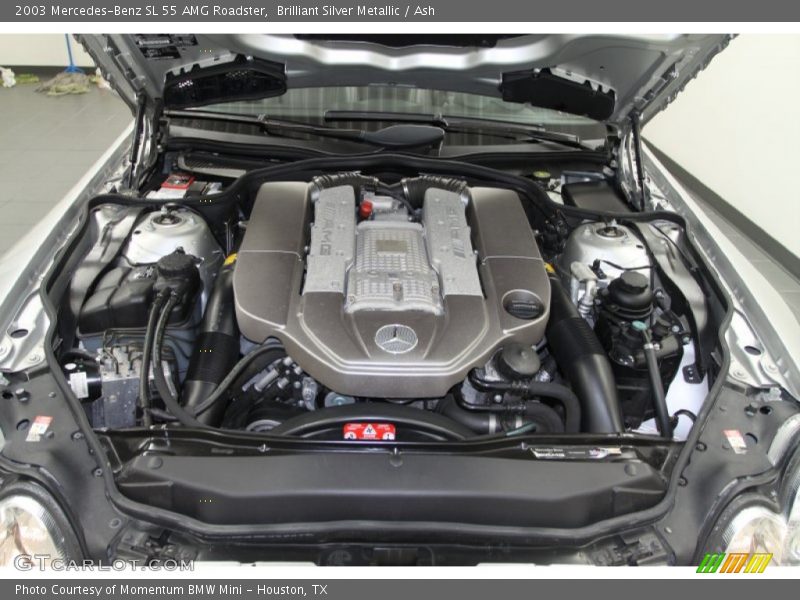  2003 SL 55 AMG Roadster Engine - 5.4 Liter AMG Supercharged SOHC 24-Valve V8