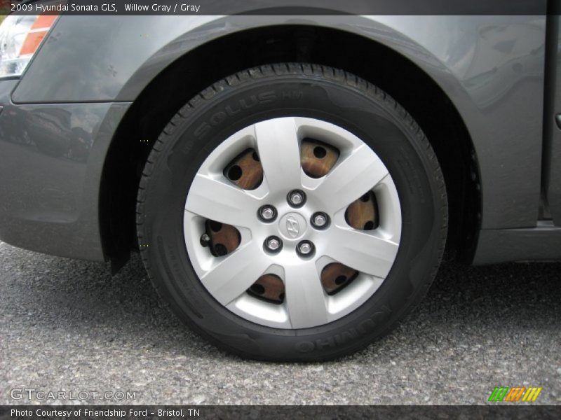 Willow Gray / Gray 2009 Hyundai Sonata GLS
