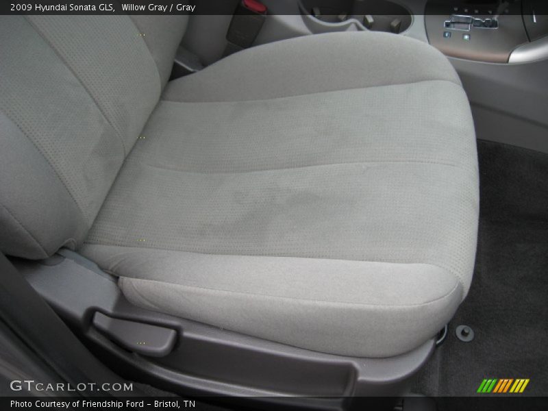Willow Gray / Gray 2009 Hyundai Sonata GLS