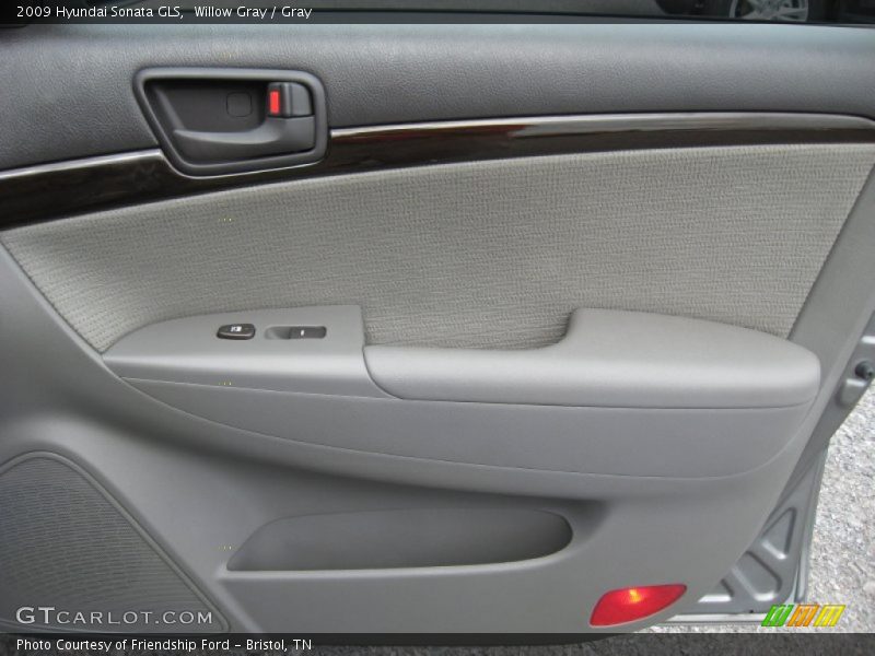 Willow Gray / Gray 2009 Hyundai Sonata GLS