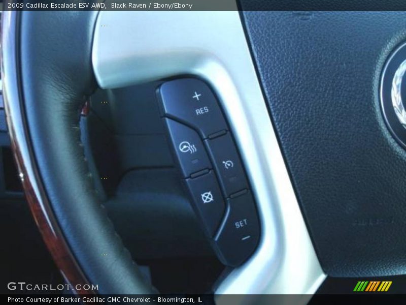 Black Raven / Ebony/Ebony 2009 Cadillac Escalade ESV AWD