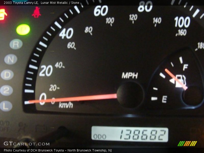 Lunar Mist Metallic / Stone 2003 Toyota Camry LE