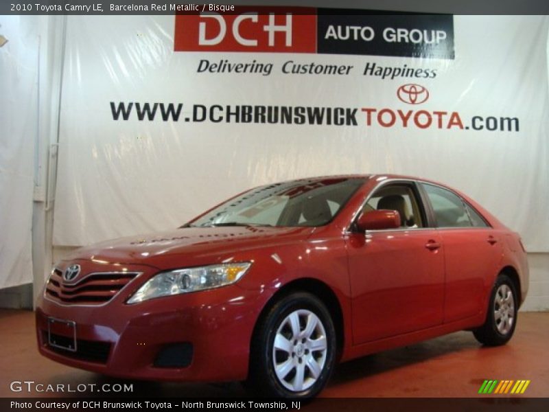 Barcelona Red Metallic / Bisque 2010 Toyota Camry LE