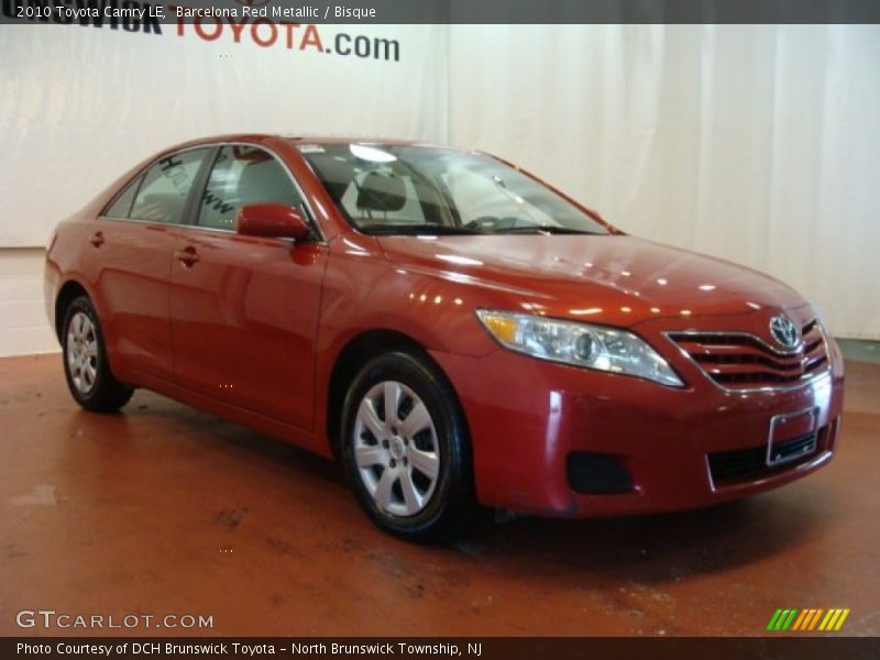 Barcelona Red Metallic / Bisque 2010 Toyota Camry LE