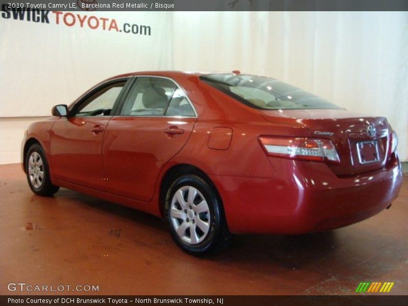 Barcelona Red Metallic / Bisque 2010 Toyota Camry LE