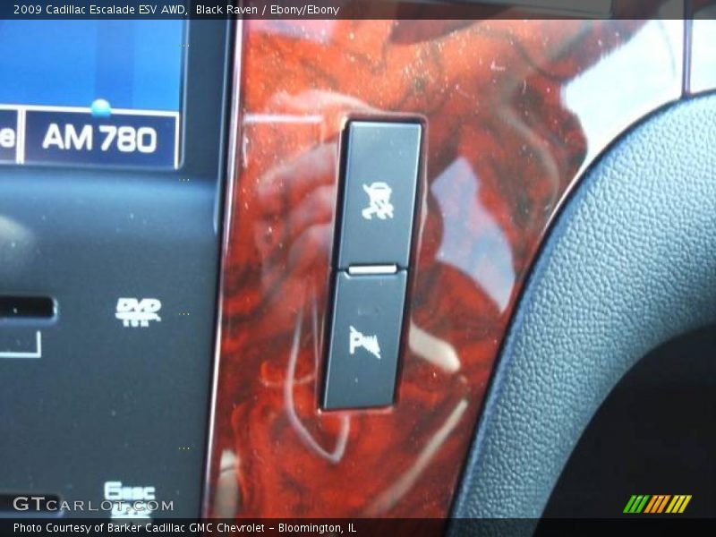 Black Raven / Ebony/Ebony 2009 Cadillac Escalade ESV AWD