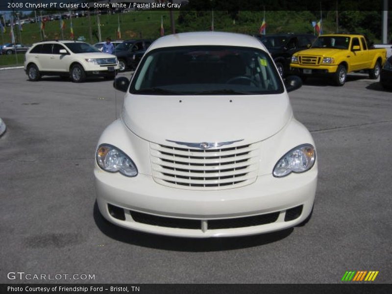 Stone White / Pastel Slate Gray 2008 Chrysler PT Cruiser LX