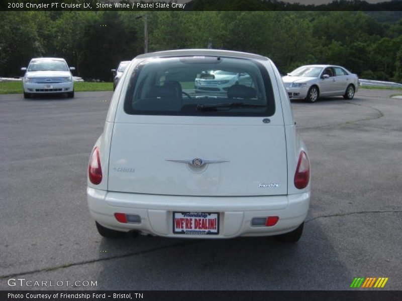 Stone White / Pastel Slate Gray 2008 Chrysler PT Cruiser LX