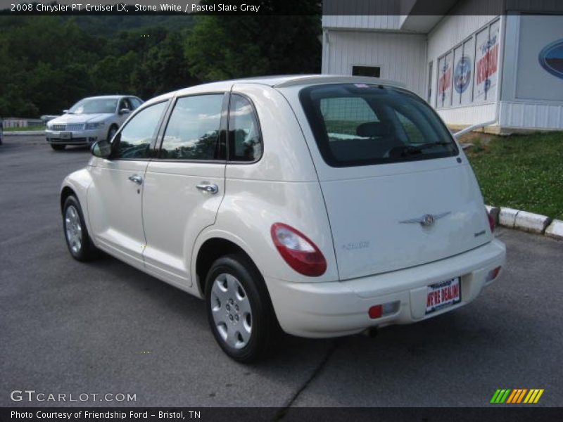 Stone White / Pastel Slate Gray 2008 Chrysler PT Cruiser LX