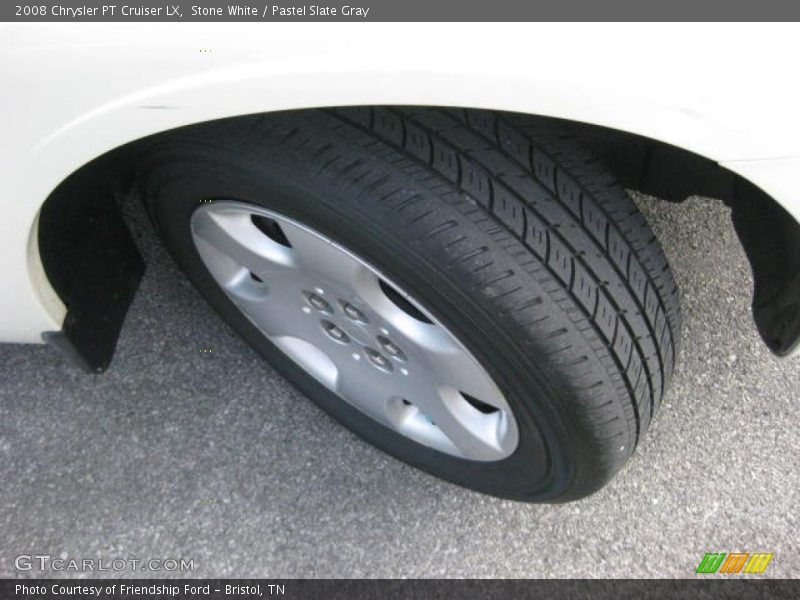 Stone White / Pastel Slate Gray 2008 Chrysler PT Cruiser LX