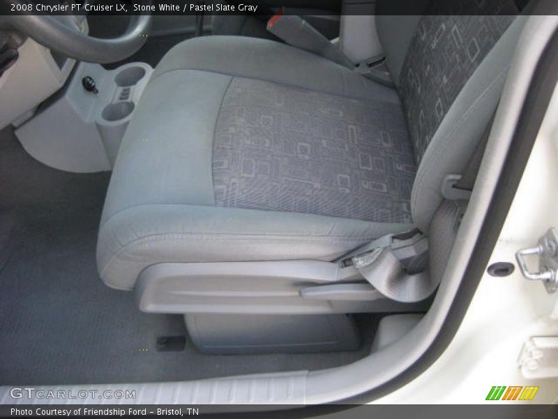 Stone White / Pastel Slate Gray 2008 Chrysler PT Cruiser LX