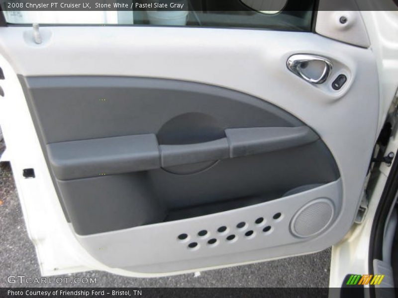 Stone White / Pastel Slate Gray 2008 Chrysler PT Cruiser LX