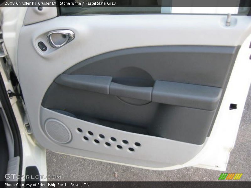 Stone White / Pastel Slate Gray 2008 Chrysler PT Cruiser LX