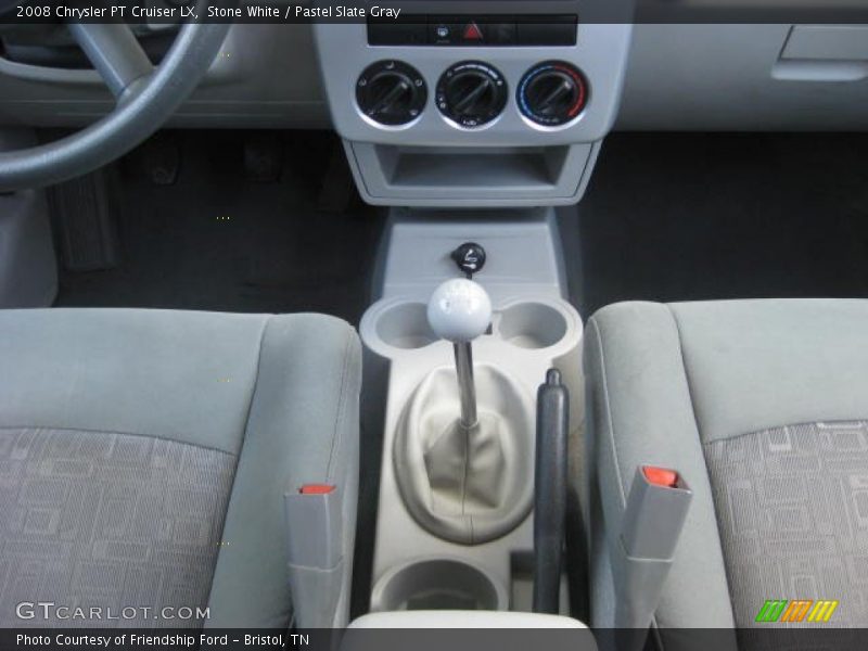 Stone White / Pastel Slate Gray 2008 Chrysler PT Cruiser LX