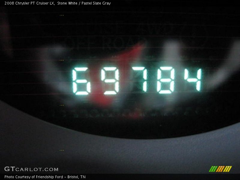 Stone White / Pastel Slate Gray 2008 Chrysler PT Cruiser LX